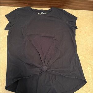 Abercrombie & Fitch Black Knot Front Tee